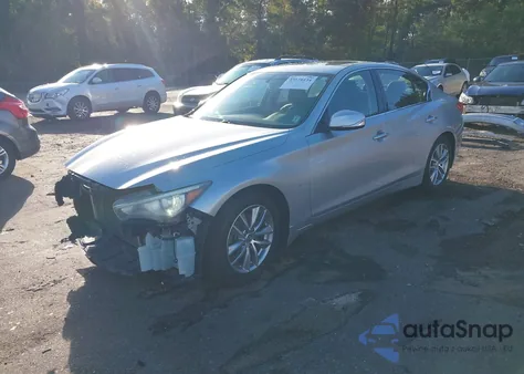 2014 Infiniti Q50 Premium from USA, damaged, VIN JN1BV7AP7EM678844